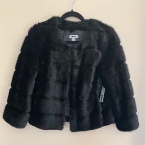 DKNY faux fur jacket